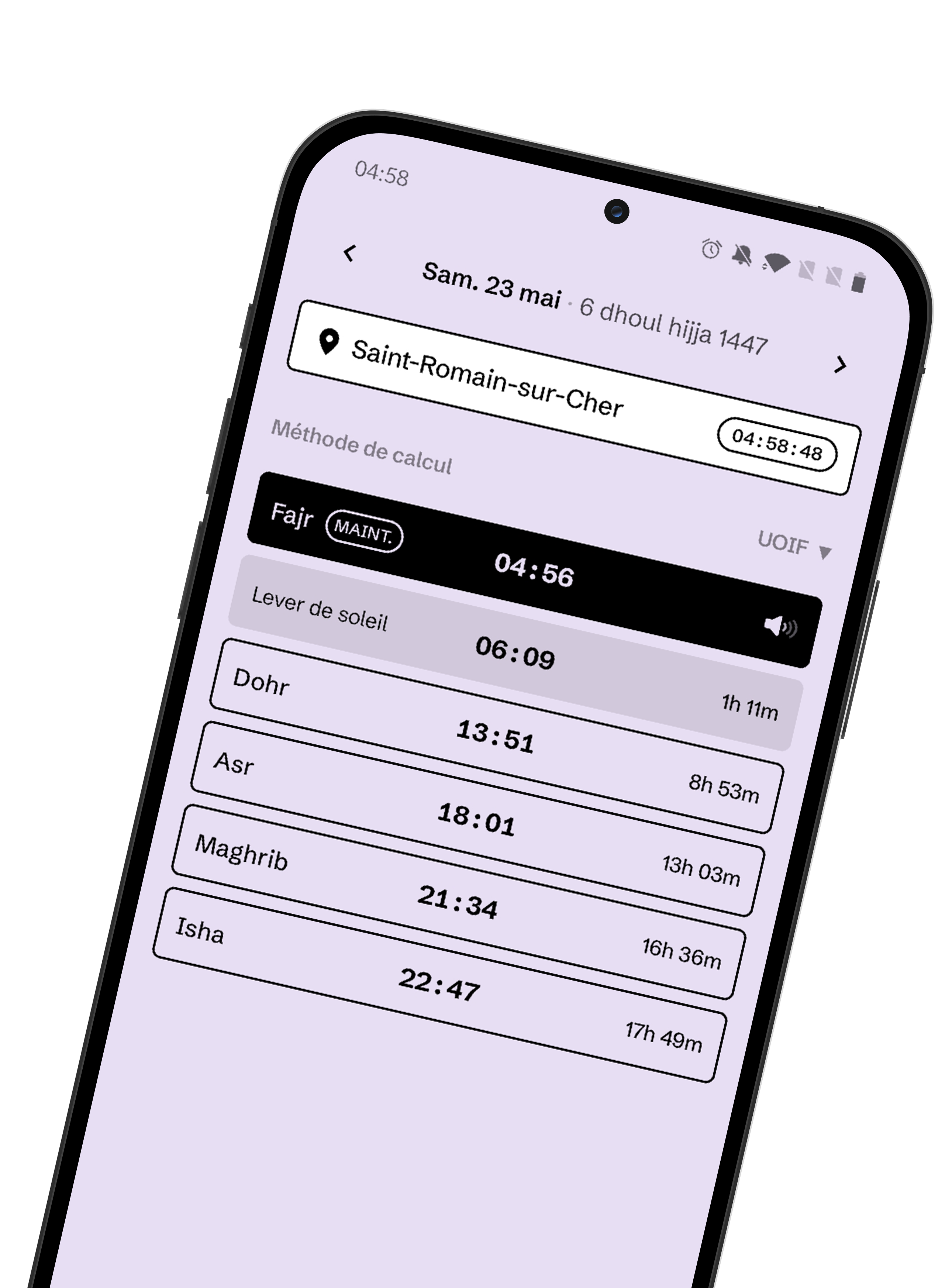 Salaaaaat prayer times app